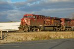 CP AC44CW Locomotive leading a train